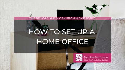 How to set up a home office 